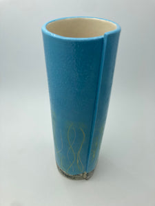 Tall Light Blue Vase